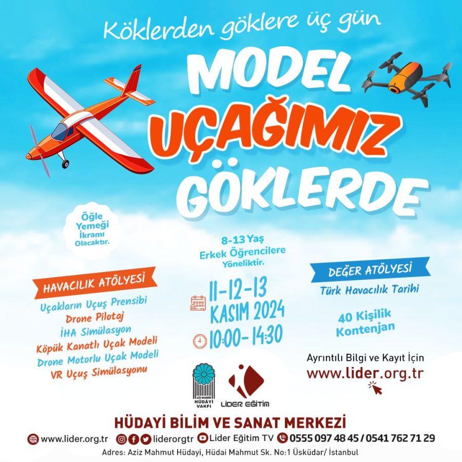 KÖKLERDEN GÖKLERE ÜÇ GÜN HAVACILIK EĞİTİMİ